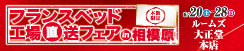 フランスベッド工場直送フェアin相模原